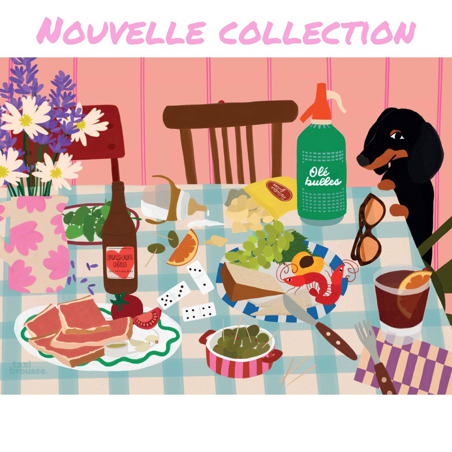 Pièce rapportée Tapas and Friends, 1000 Piece Puzzle