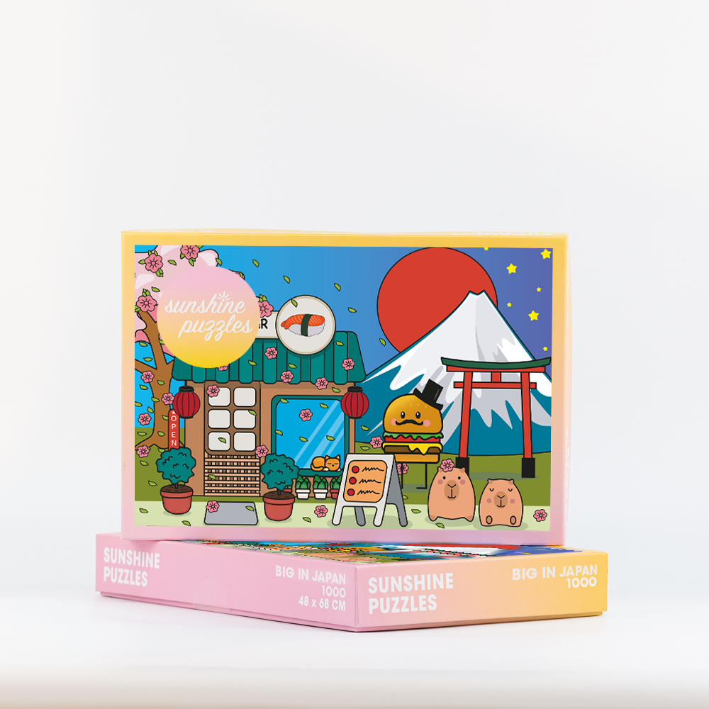 Sunshine Puzzles Big in Japan, 1000 Piece Puzzle