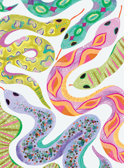Puzzlefolk Slithering Snakes, 1000 Piece Puzzle