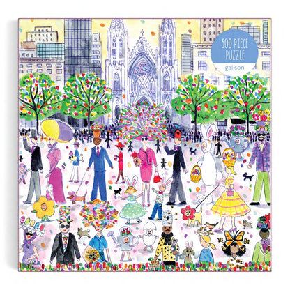 Galison Michael Storrings Easter Parade, 500 Piece Puzzle