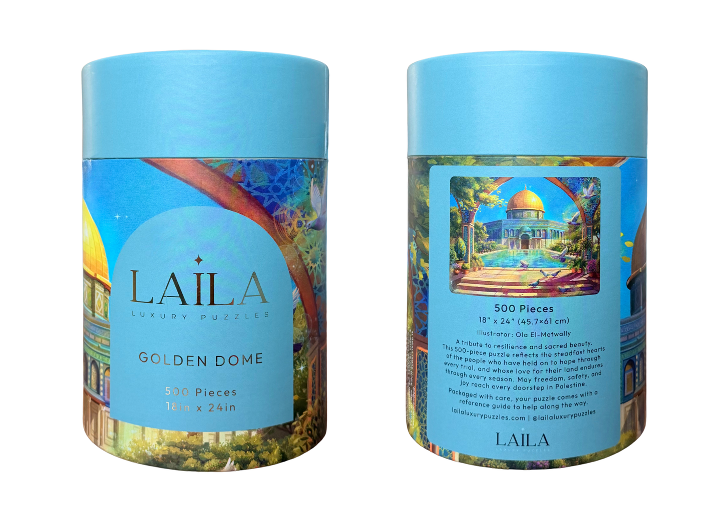 Laila Luxury Puzzles Golden Dome, 500 Piece Puzzle