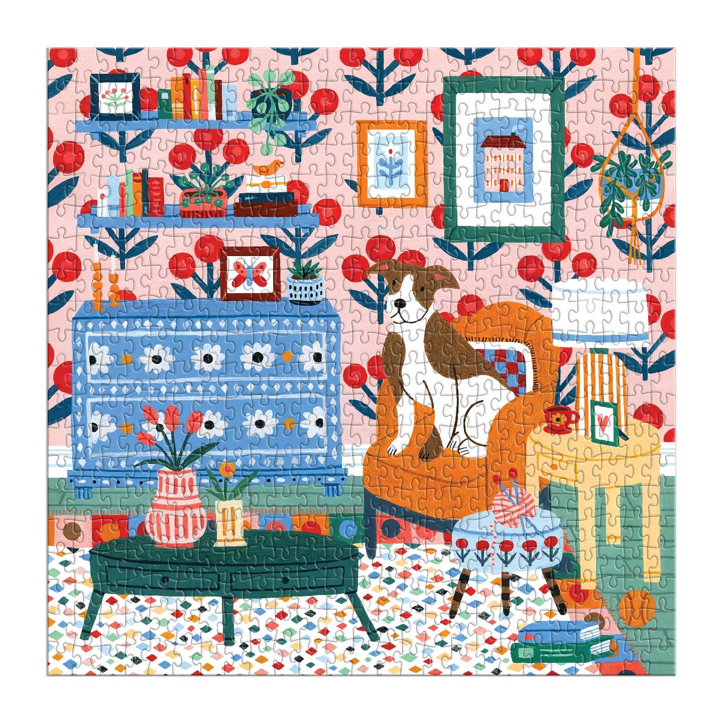 Galison Pattern & Petal, 500 Piece Puzzle