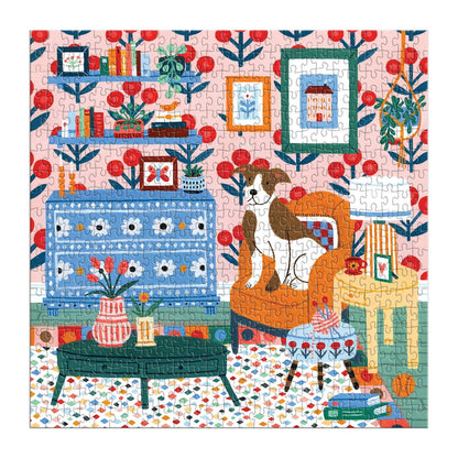 Galison Pattern & Petal, 500 Piece Puzzle