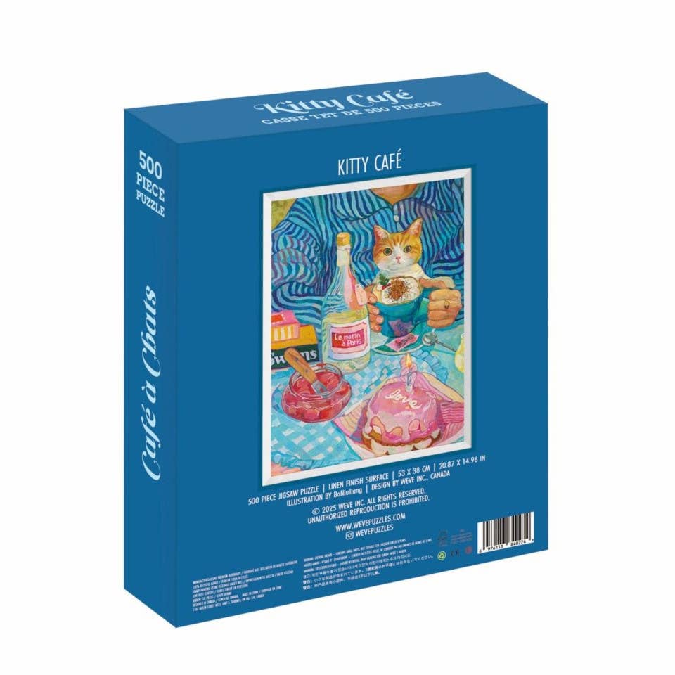 WEVE Kitty Café, 500 Piece Puzzle