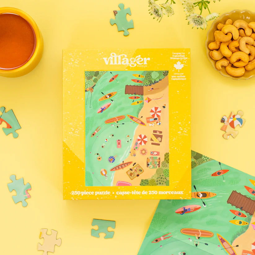 Villager Lake Day, 250 Piece Puzzle