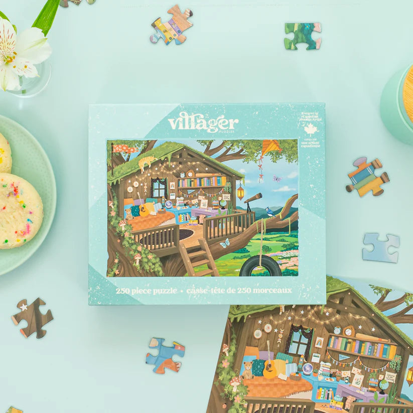 Villager Treetop Hideout, 250 Piece Puzzle