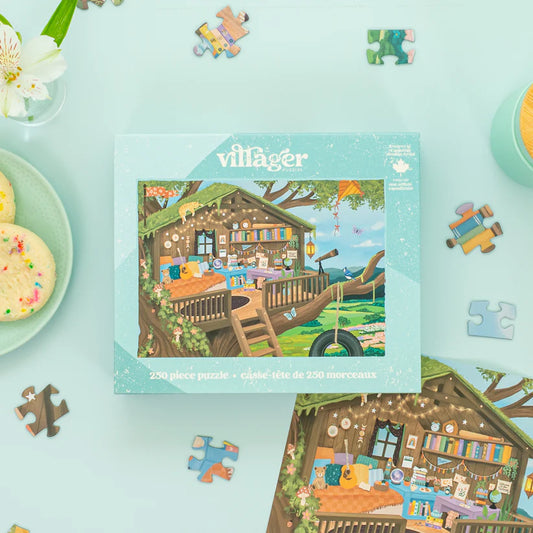 Villager Treetop Hideout, 250 Piece Puzzle