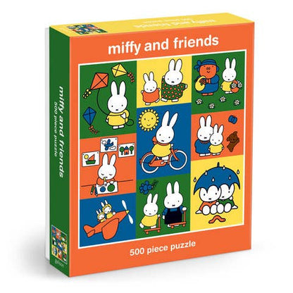 Galison Miffy and Friends, 500 Piece Puzzle