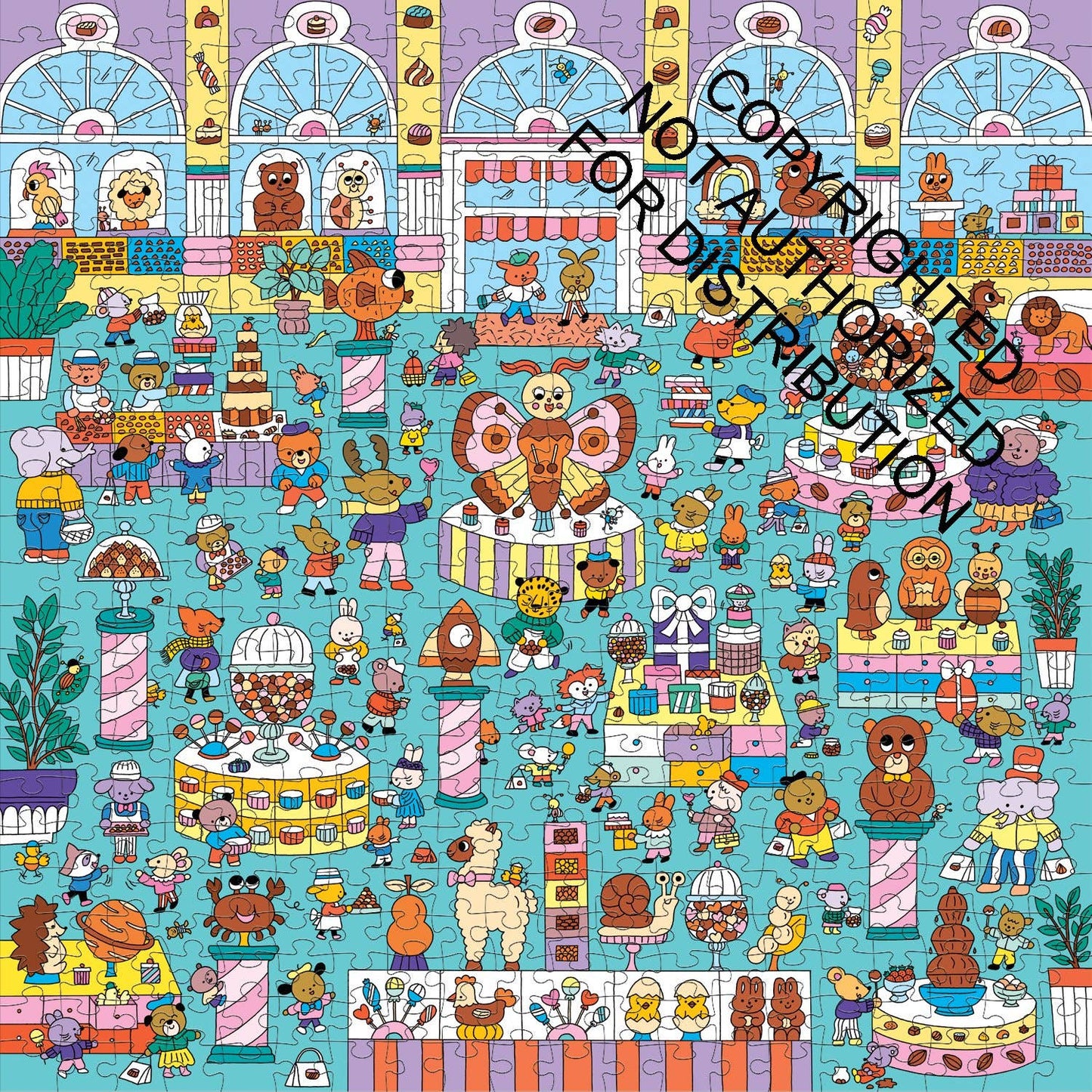 Mudpuppy Search and Find: Chocolate Shop, 500 Piece Puzzle
