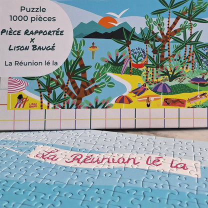 Pièce rapportée Reunion Island is Here, 1000 Piece Puzzle