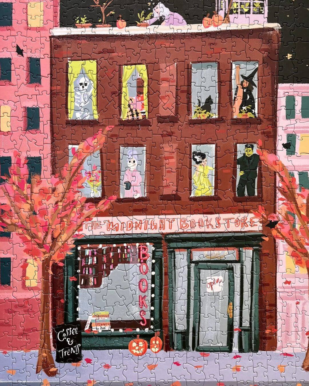Puzzle Weekend Spooky Street, 500 Piece Puzzle