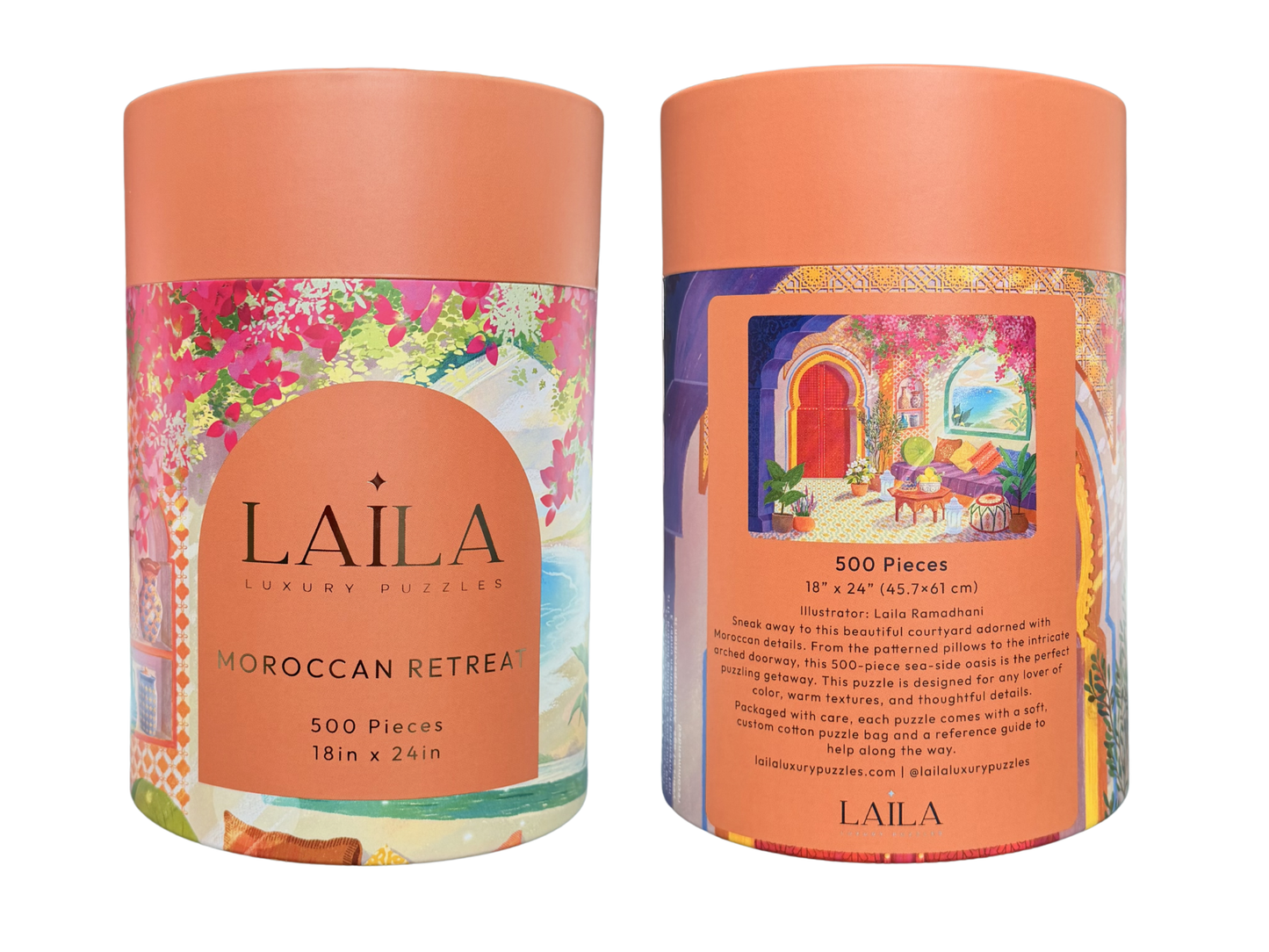 Laila Luxury Puzzles Moroccan Retreat, 500 Piece Puzzle