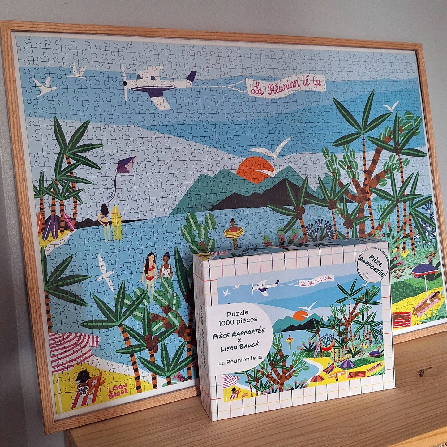 Pièce rapportée Reunion Island is Here, 1000 Piece Puzzle