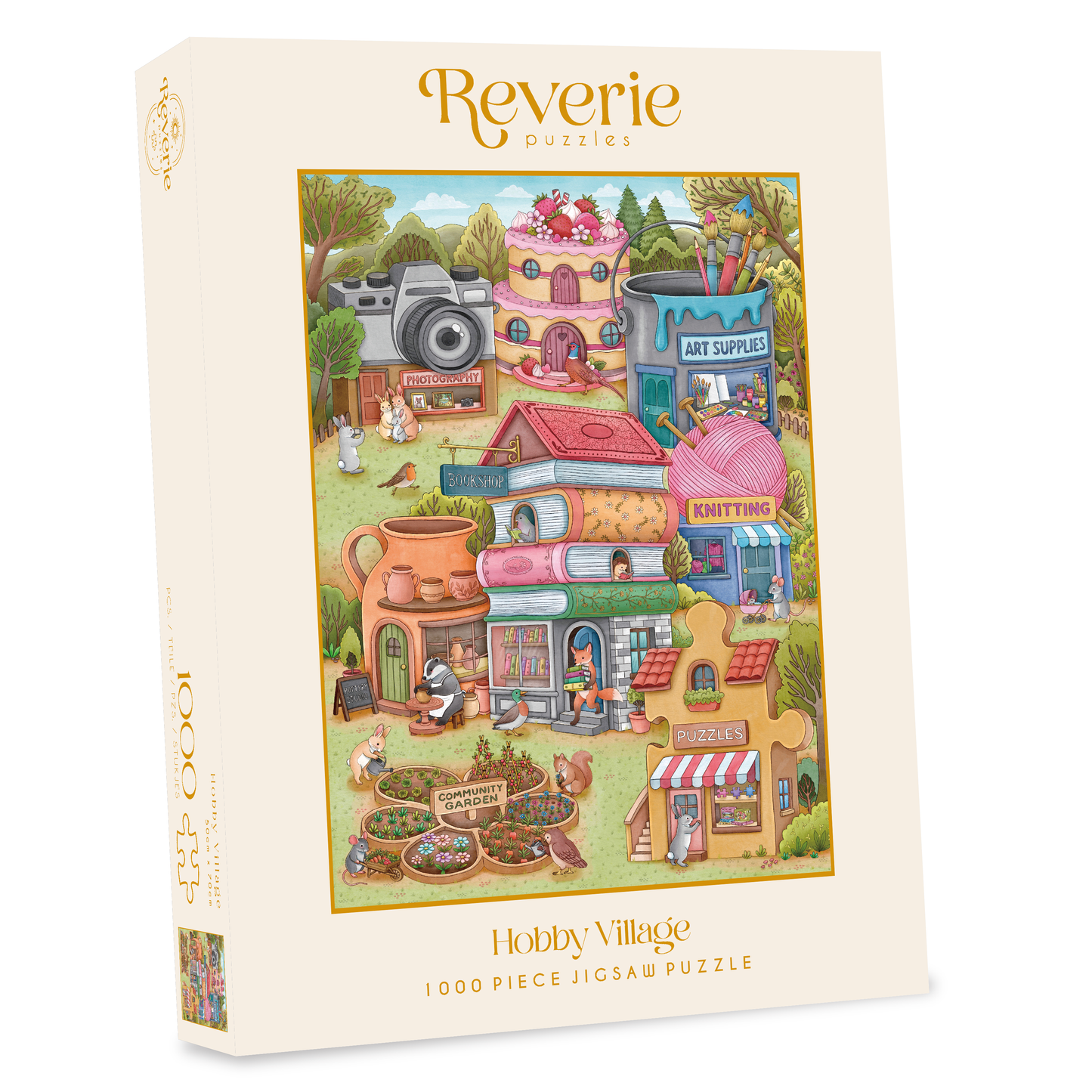 Reverie Hobby Village, 1000 Piece Puzzle