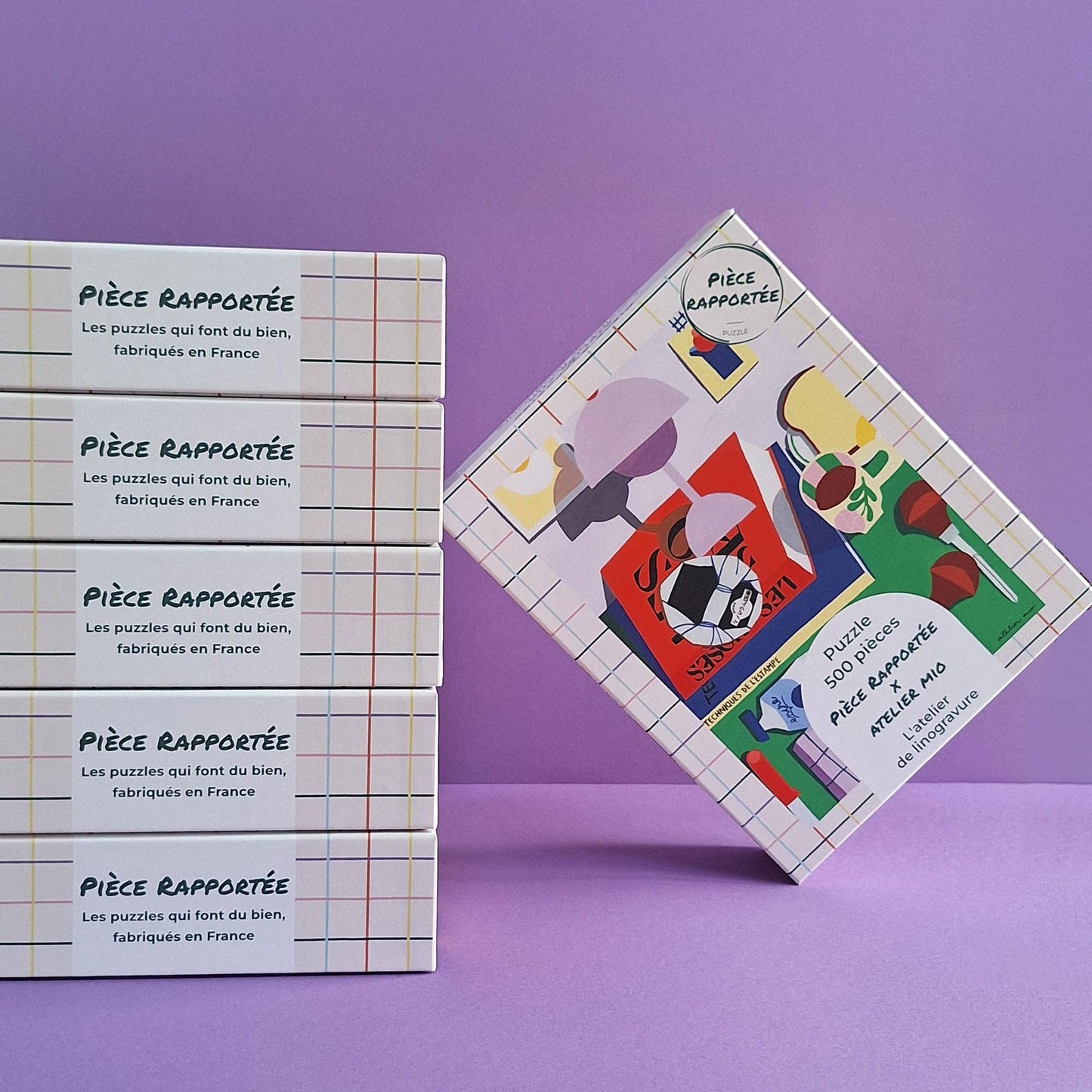 Pièce rapportée The Linocut Workshop, 500 Piece Puzzle