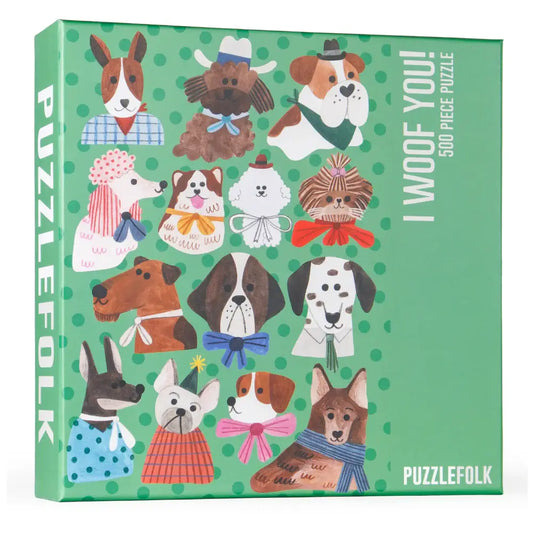 Puzzlefolk I Woof You, 500 Piece Puzzle