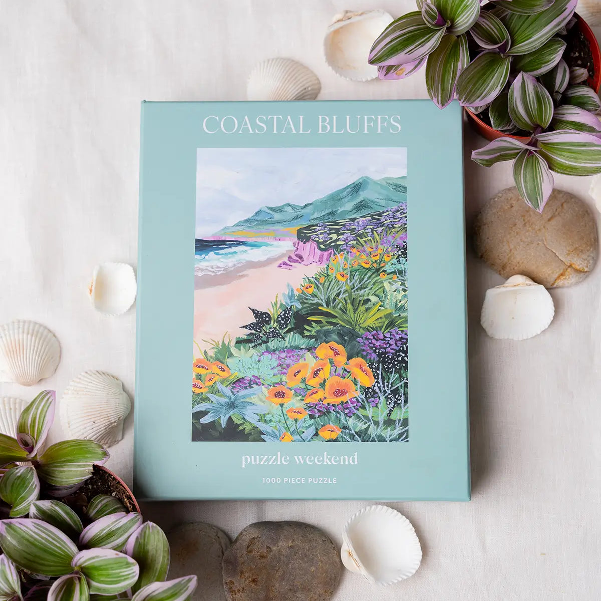 Puzzle Weekend Coastal Bluffs, 1000 Piece Puzzle