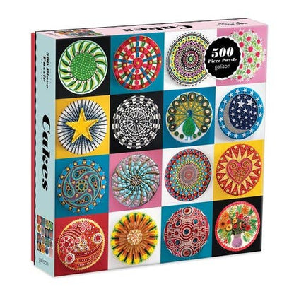 Galison Cakes, 500 Piece Puzzle