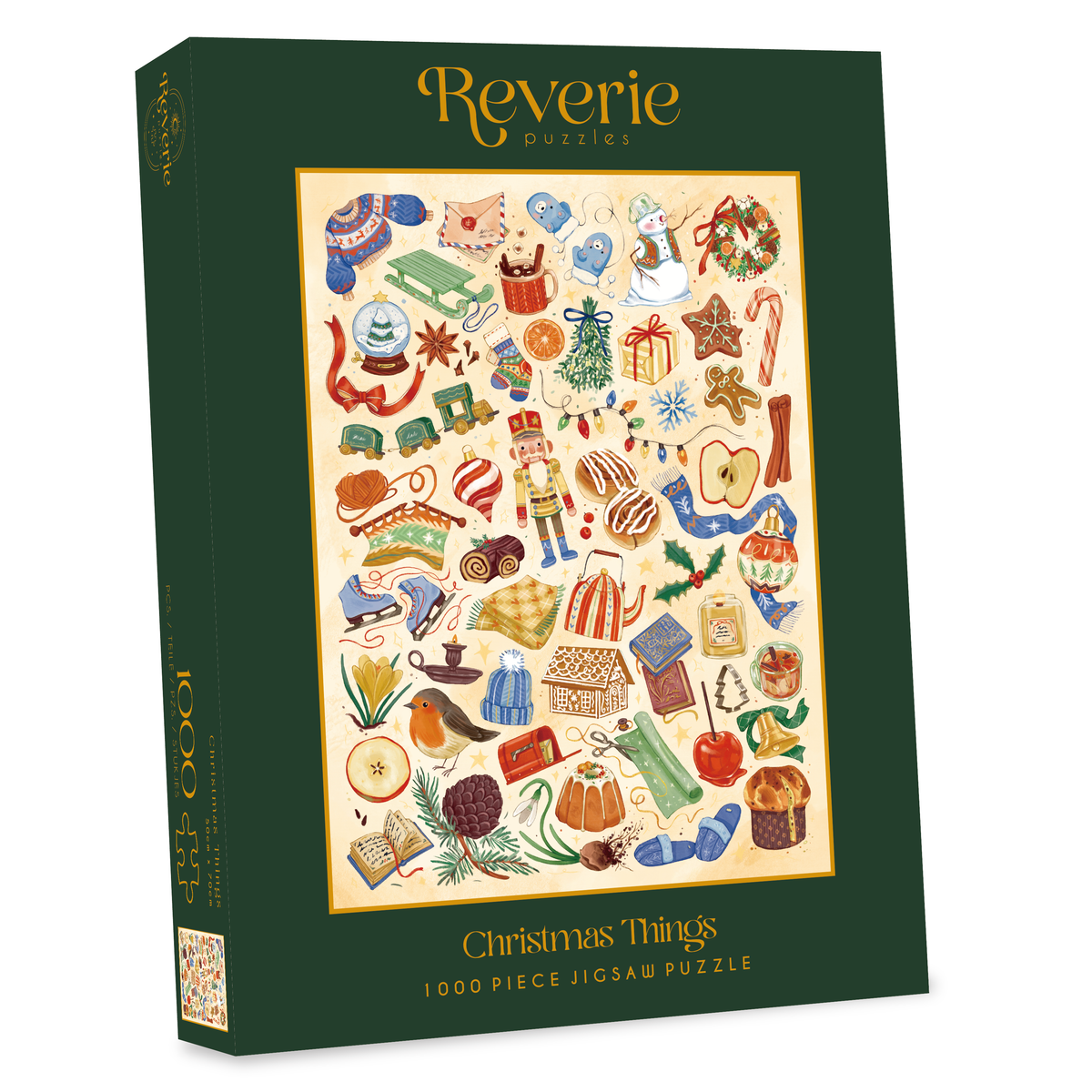 PRE-ORDER Reverie Christmas Things Jigsaw Puzzle, 1000 Piece Puzzle