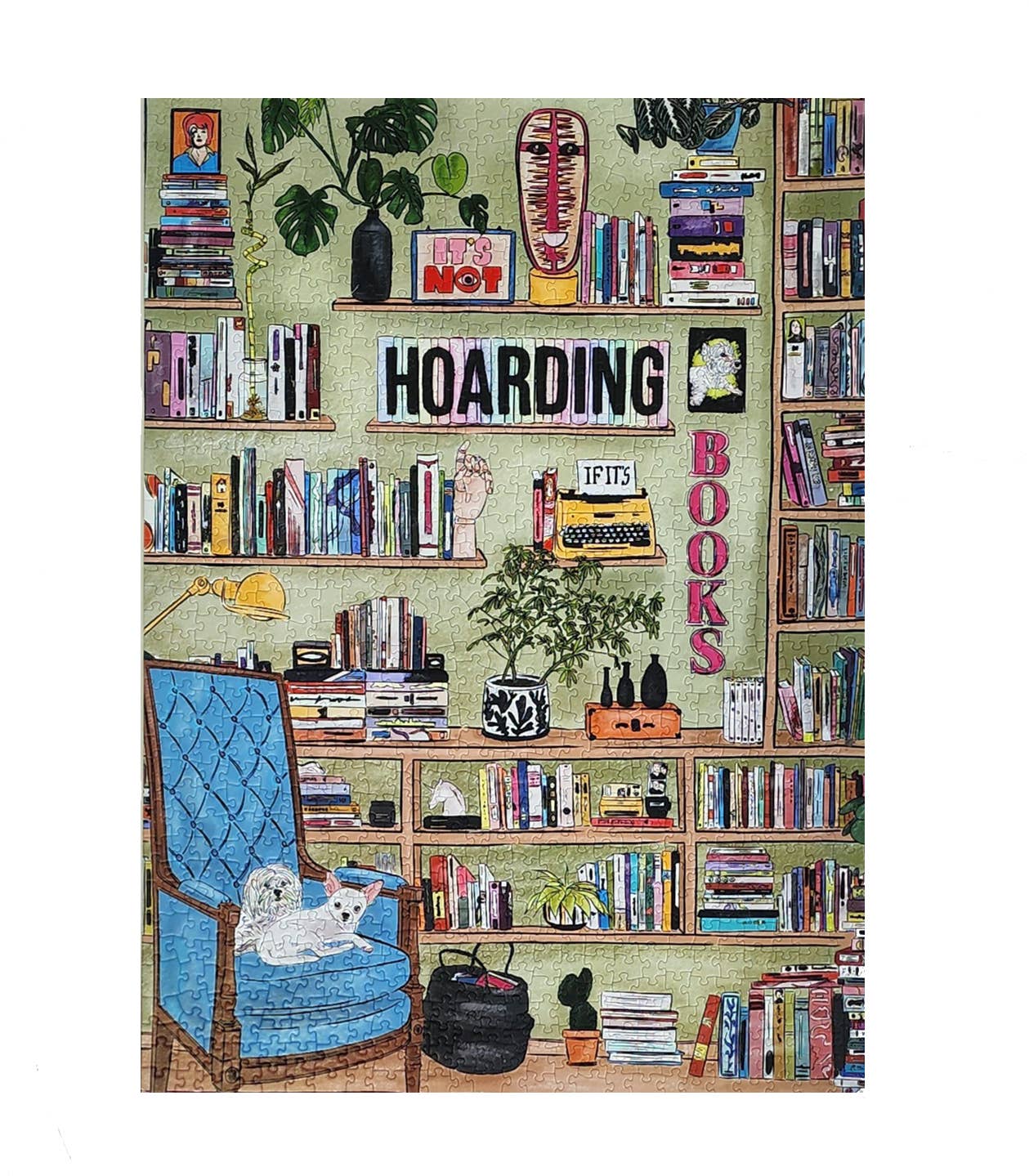 ellembee It's Not Hoarding If It's Books, 1000 Piece Puzzle