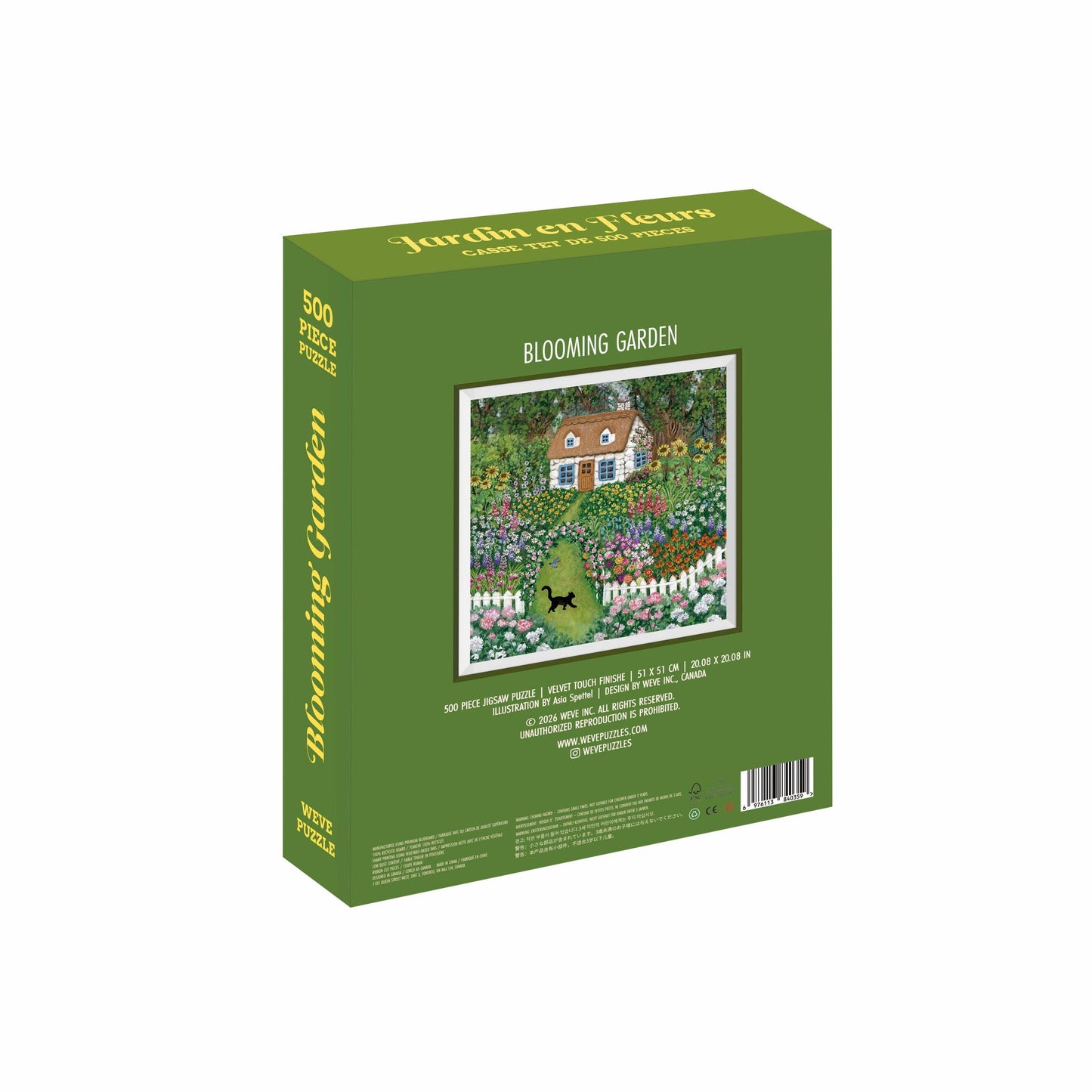 WEVE Blooming Garden, 500 Piece Puzzle