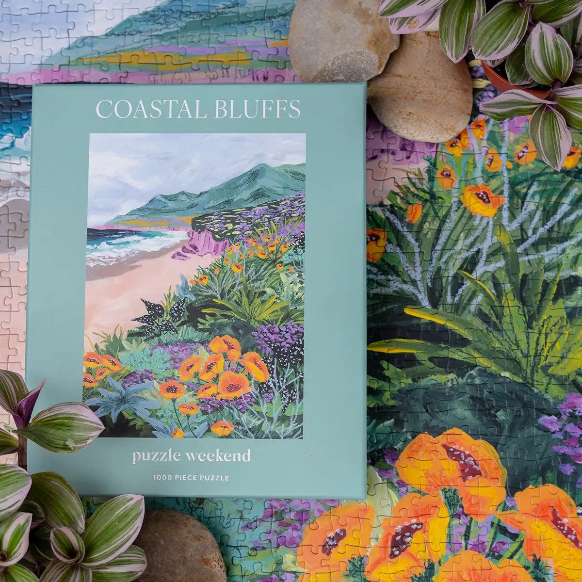 Puzzle Weekend Coastal Bluffs, 1000 Piece Puzzle