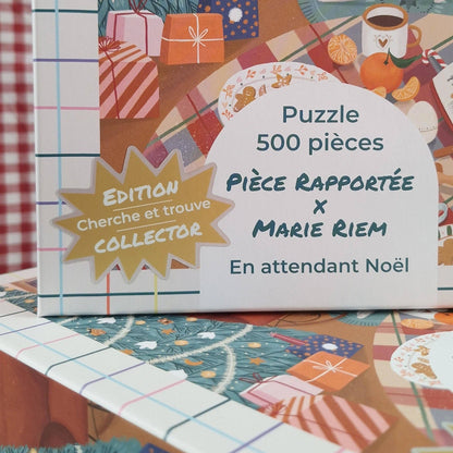 Pièce Rapportée Waiting for Christmas, 500 Piece Puzzle