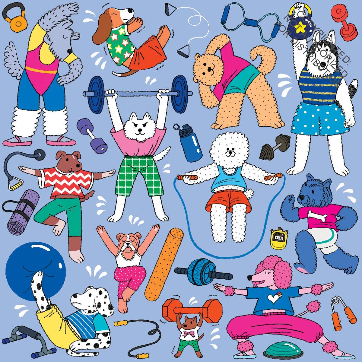 Mudpuppy Well-Trained Dogs, 500 Piece Puzzle