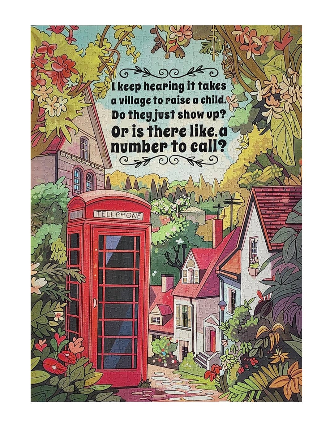 ellembee It Takes a Village, 1000 Piece Puzzle