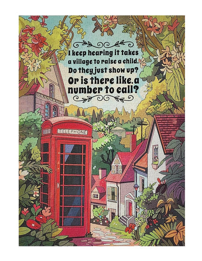 ellembee It Takes a Village, 1000 Piece Puzzle