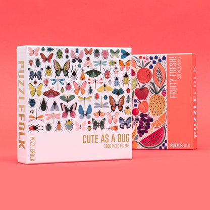 Puzzlefolk Cute As A Bug, 1000 Piece Puzzle