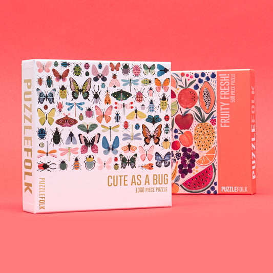 Puzzlefolk Cute As A Bug, 1000 Piece Puzzle