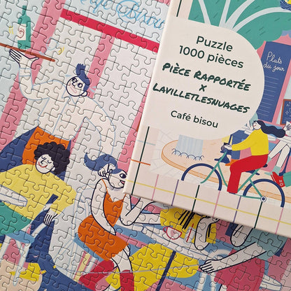 Pièce rapportée Kiss Café, 1000 Piece Puzzle