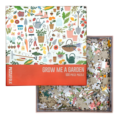 Puzzlefolk Grow me a Garden, 500 Piece Puzzle