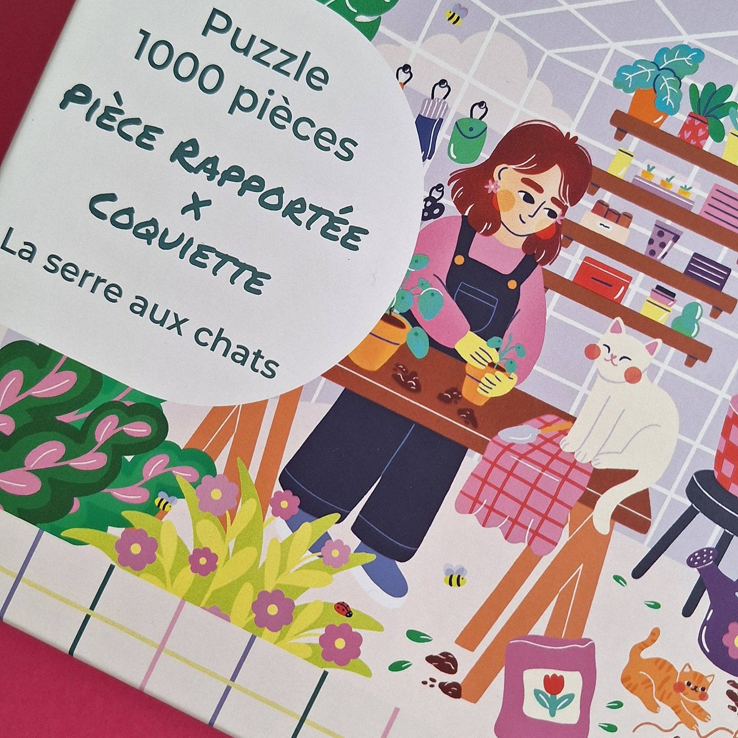 Pièce rapportée The Cat Greenhouse, 1000 Piece Puzzle