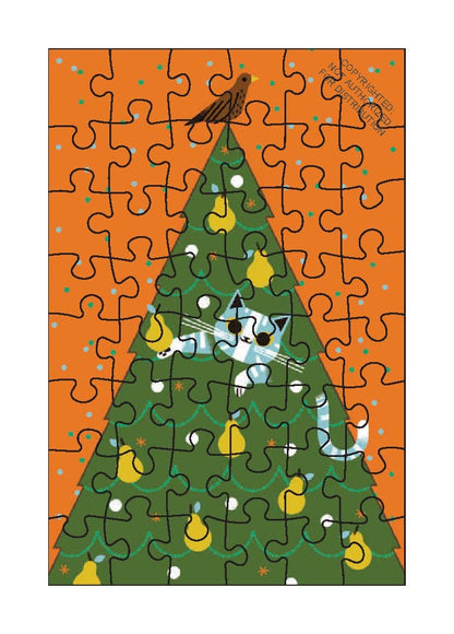 Chronicle Books 12 Puzzles in One Box: Twelve Days of Catmas