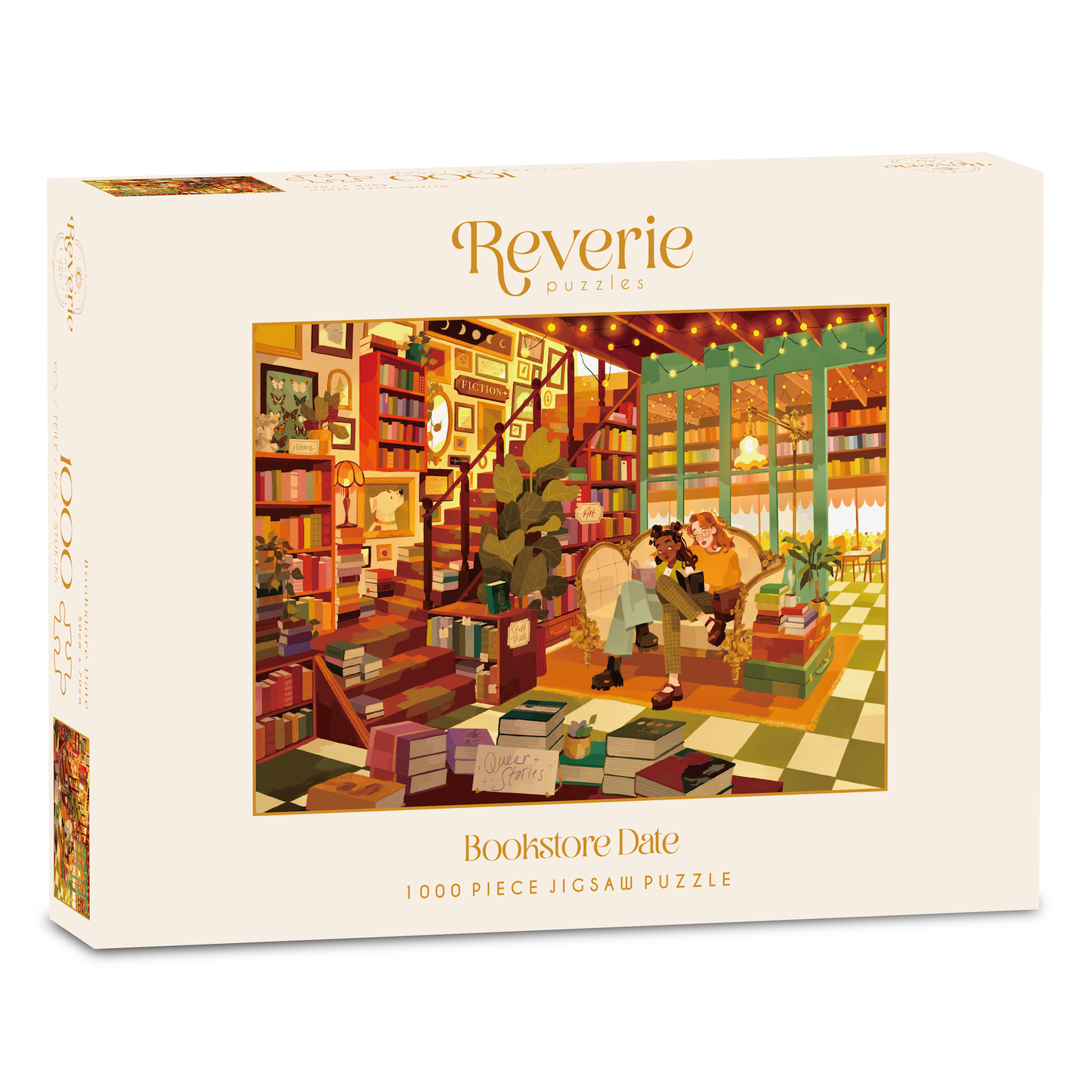 Reverie Bookstore Date, 1000 Piece Puzzle