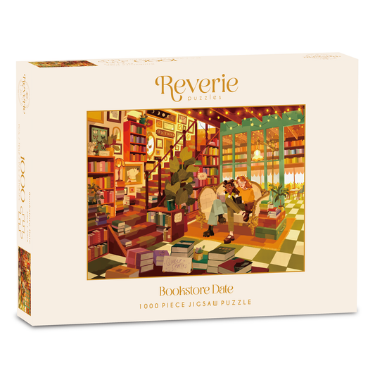 Reverie Bookstore Date, 1000 Piece Puzzle