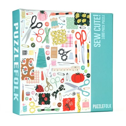 Puzzlefolk Sew Cute!, 1000 Piece Puzzle