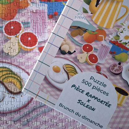 Pièce rapportée Sunday Brunch, 500 Piece Puzzle