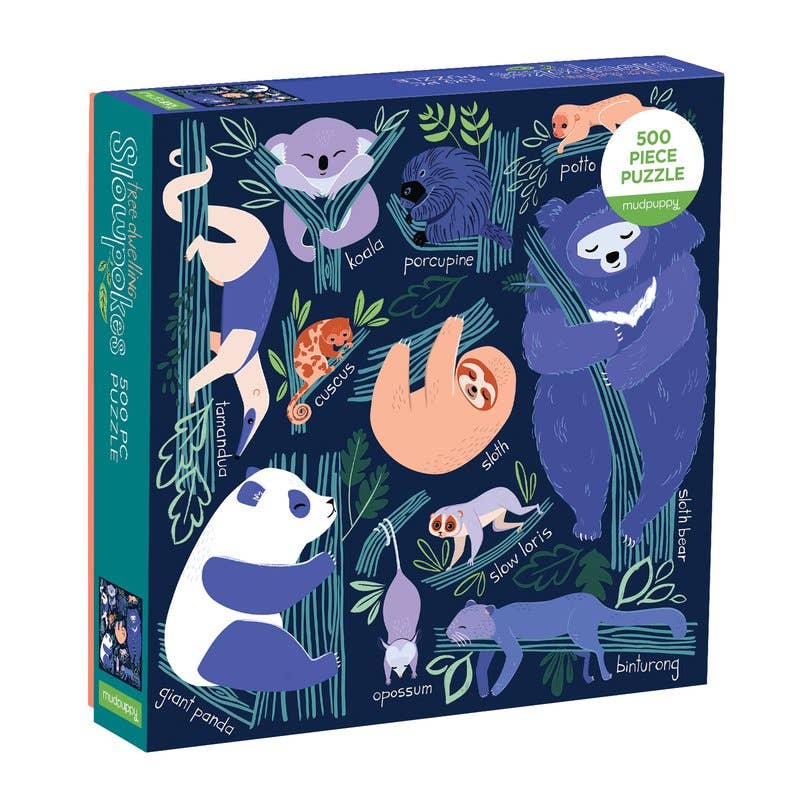 Mudpuppy Tree-dwelling Slowpokes, 500 Piece Puzzle