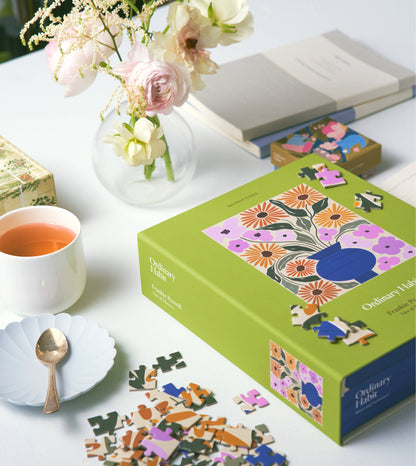 Ordinary Habit Vase of Flowers, 500 Piece Puzzle