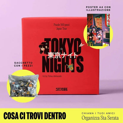 Sto Puzzle Tokyo Nights, 500 Piece Puzzle