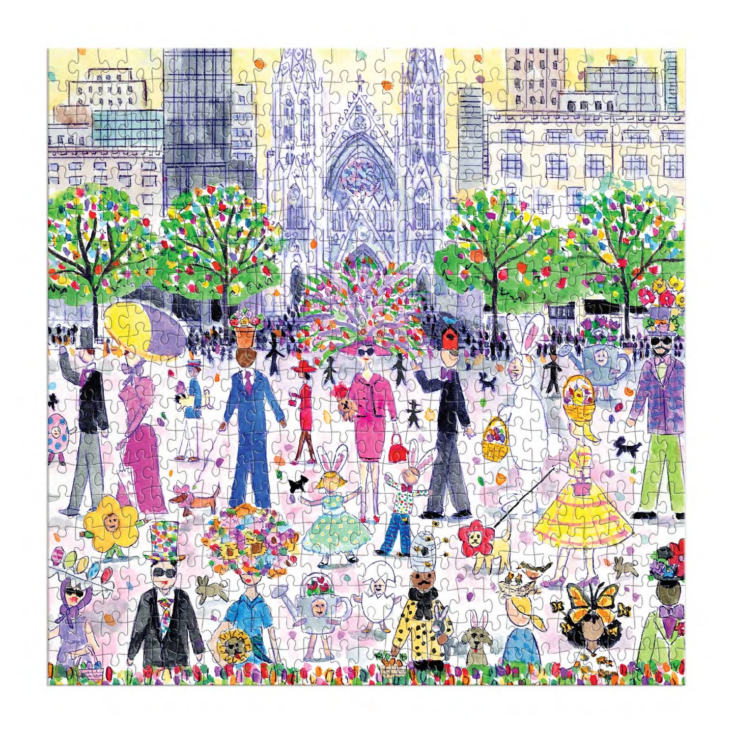 Galison Michael Storrings Easter Parade, 500 Piece Puzzle