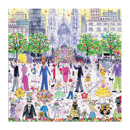 Galison Michael Storrings Easter Parade, 500 Piece Puzzle