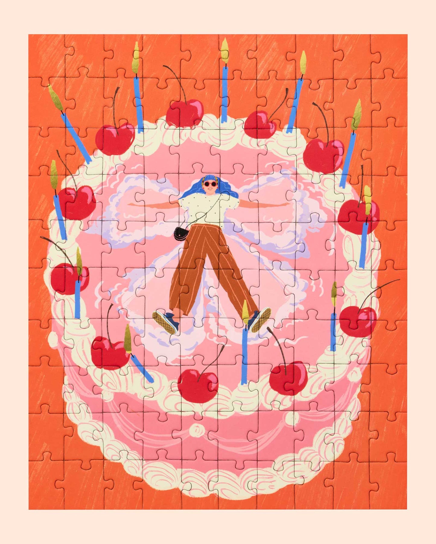 Ordinary Habit Cake Angel, 100 Piece Puzzle
