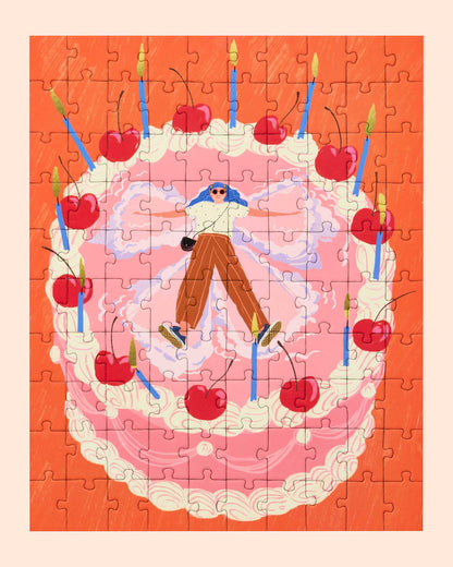 Ordinary Habit Cake Angel, 100 Piece Puzzle