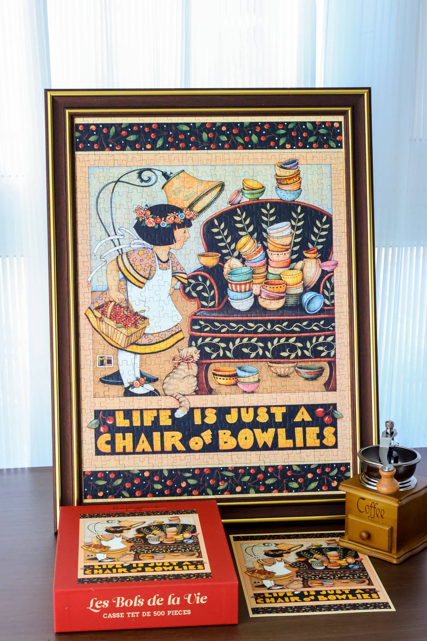 WEVE Chair of Bowlies, 500 Piece Puzzle