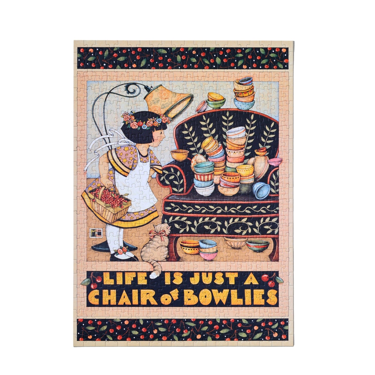 WEVE Chair of Bowlies, 500 Piece Puzzle