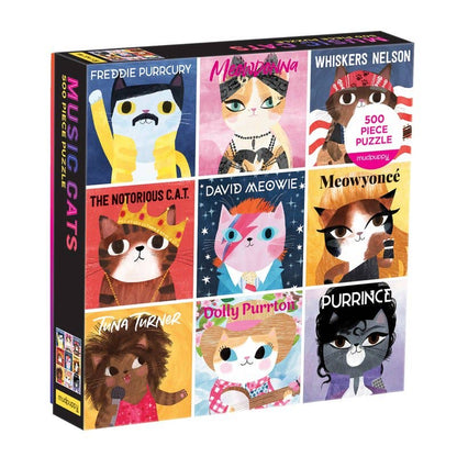 Mudpuppy Music Cats, 500 Piece Puzzle